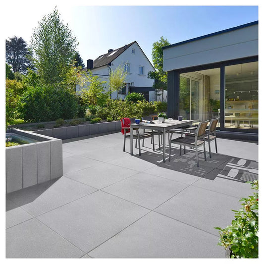 Terrassenplatte Vios feingestrahlt und Zubehör